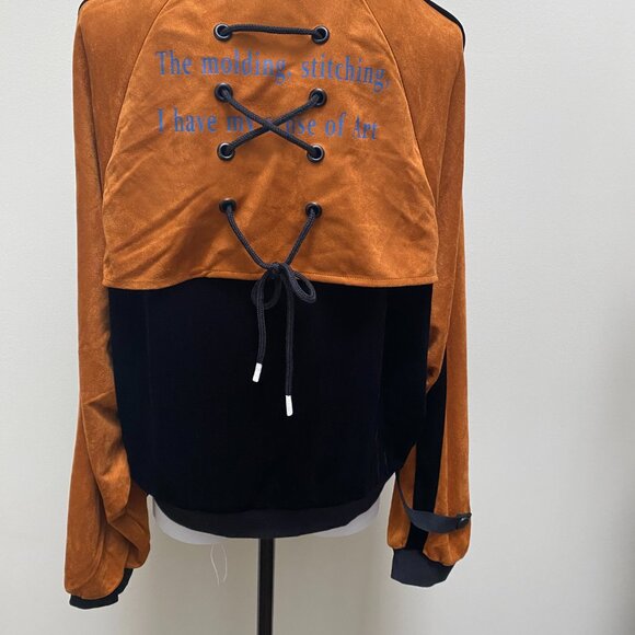 NWT Vintage-Inspired Bomber Jacket - Picture 6 of 8